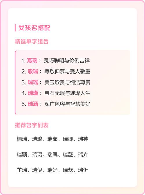 瑞字男孩取名有何美好寓意？