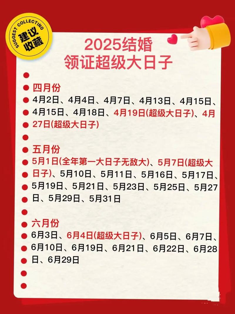 2025年10月1日领证合适吗？有没有更吉利的登记领证日期推荐？