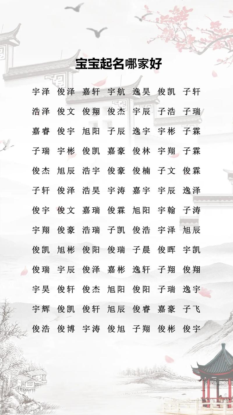 支姓有涵养的男宝宝名字有哪些好听的选项？