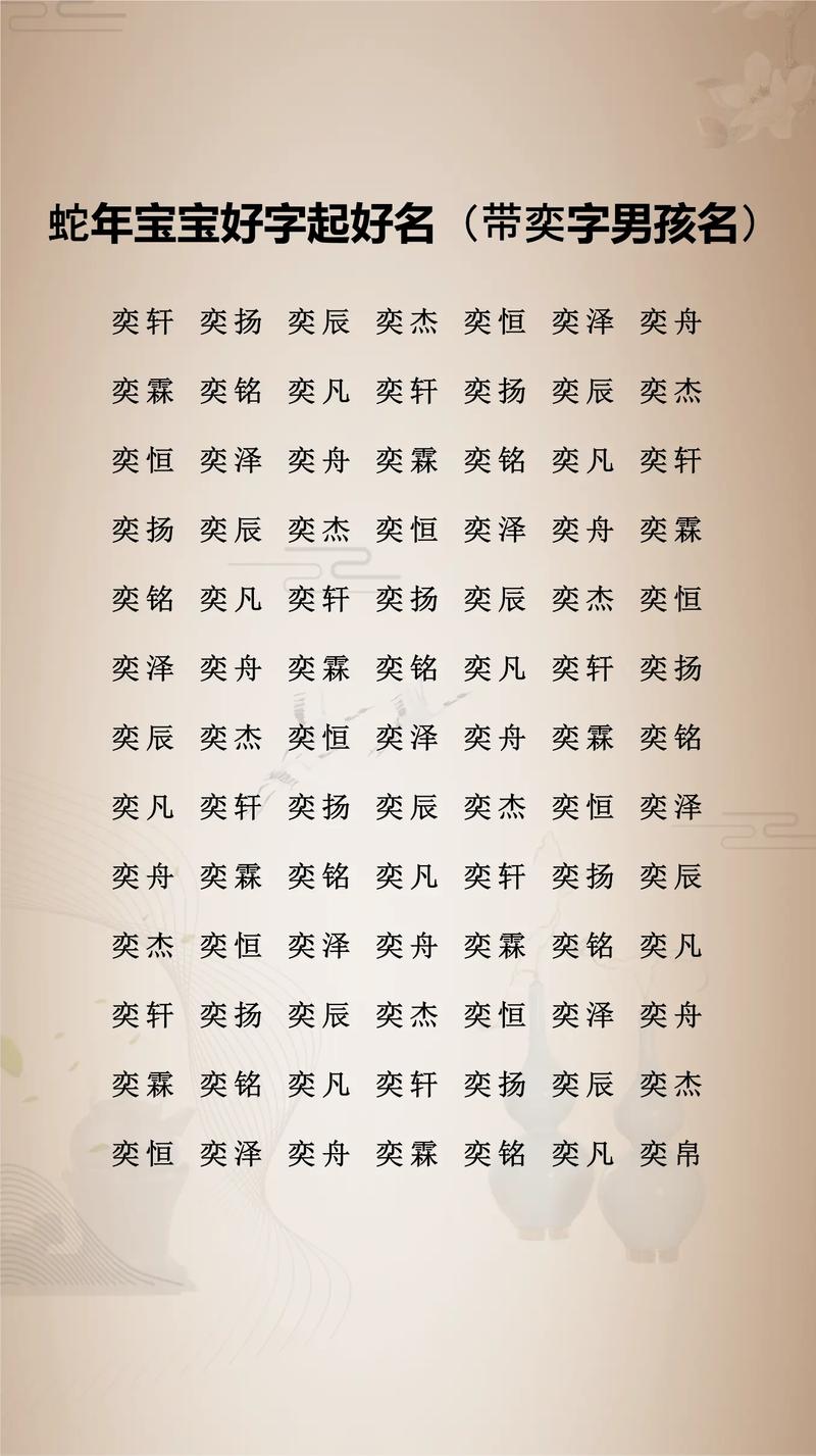 奕字取名寓意男孩聪明、才智出众，如何用奕字为男孩取名体现其智慧与才华？