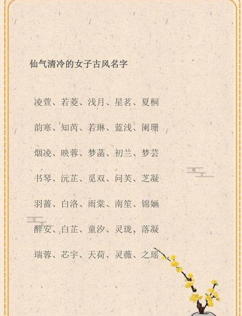 苗姓女宝宝名字中，有没有一个既冷门又独特的名字叫冷月清霜呢？