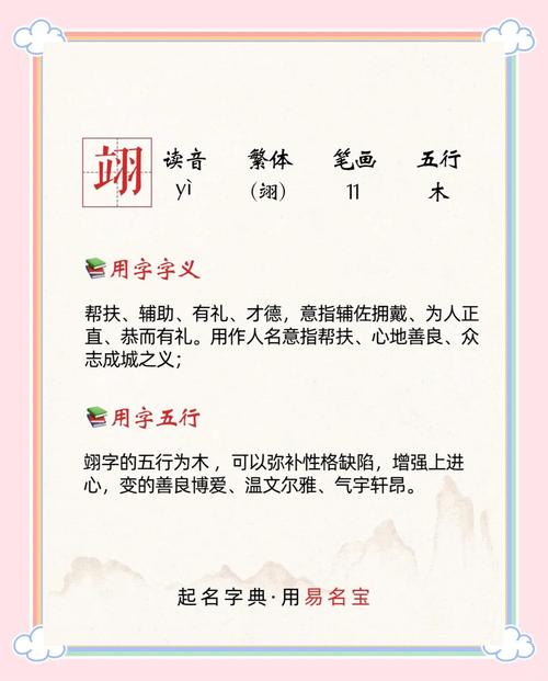 翊字女孩名字寓意助人飞翔，如何用翊字为女孩取名，寓意她助人为乐，展翅高飞？