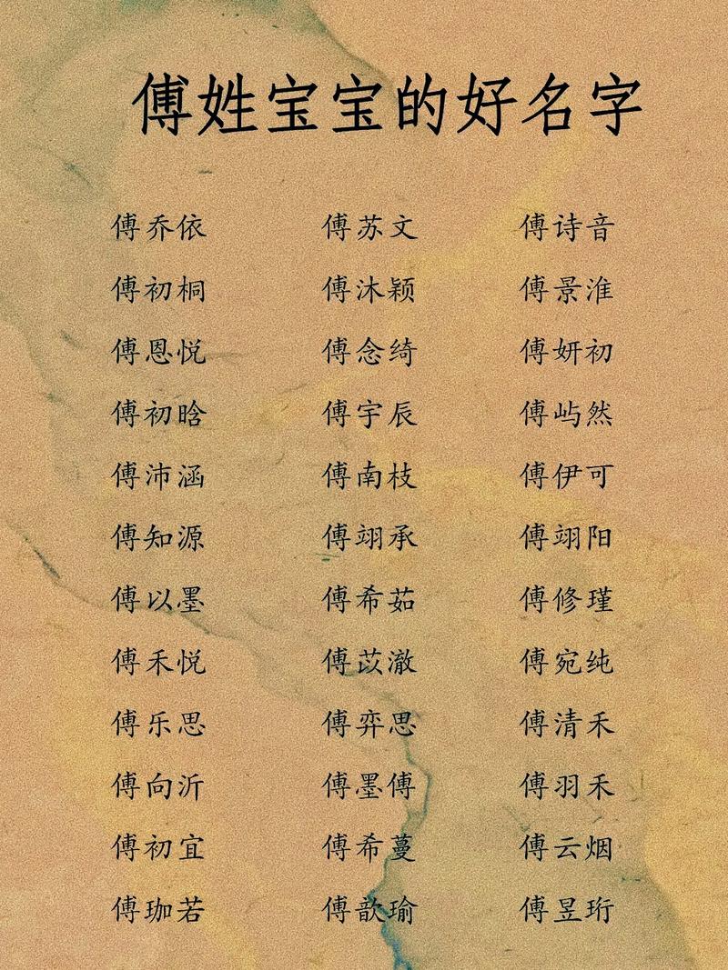 傅姓智慧才气男孩取什么名字好？
