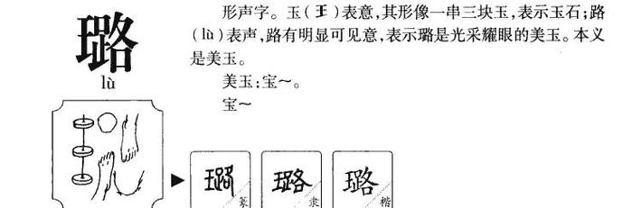 女孩用璐字取名，寓意着珍贵如美玉，聪明伶俐，请问这样的名字好听吗？