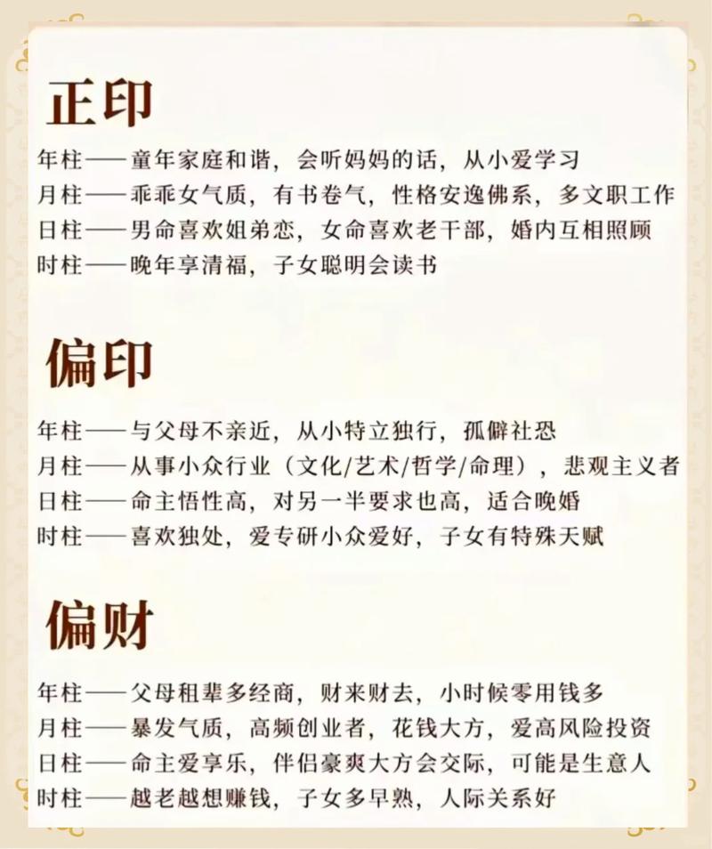女生偏财偏印命格是啥？