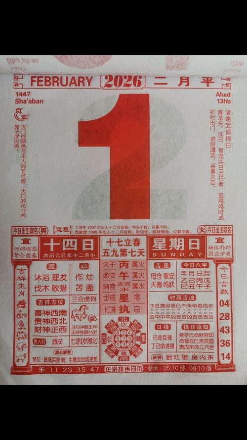 2026年2月28日黄历上适合开张吗？
