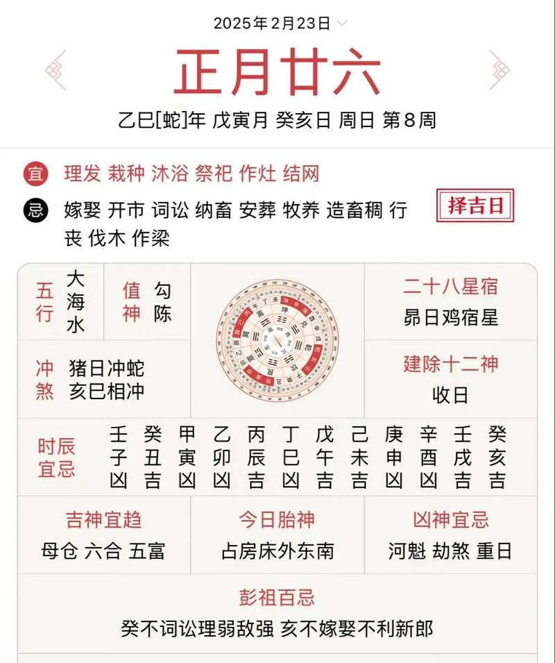 2026年3月14日农历正月二十六这天可以出殡吗？黄历上有什么讲究？