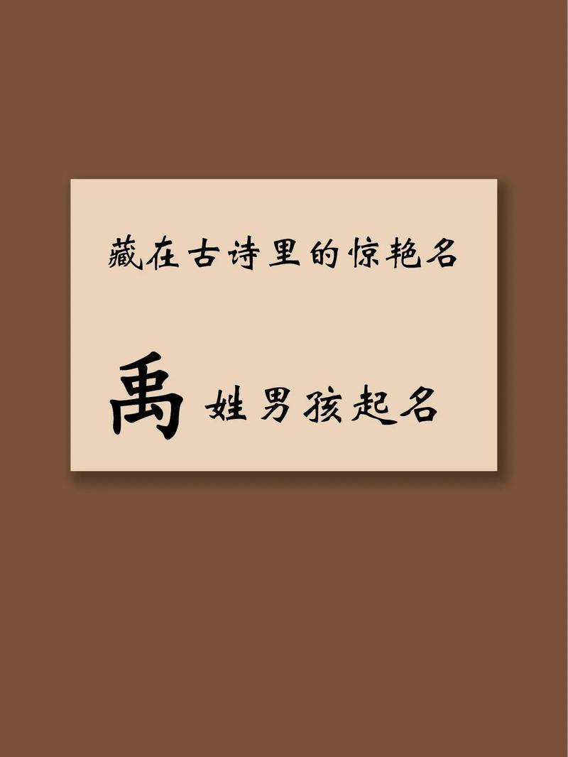 禹姓大气文雅的男孩名字，有没有什么既大气又文雅的名字推荐呢？