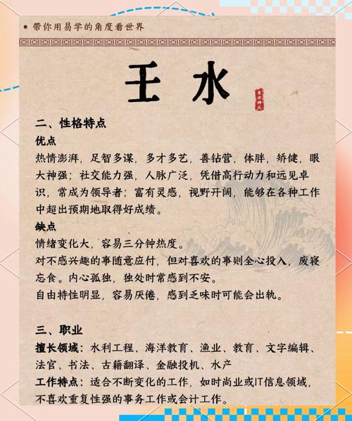 壬水命格的详细命理特征和影响有哪些？