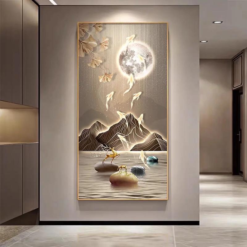 家里入户墙挂什么画蕞好？根据命理来选择？