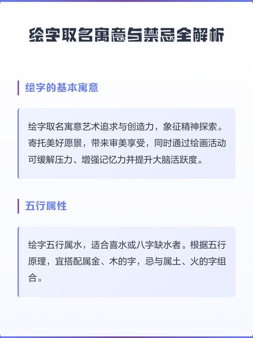 女孩取名用绘字有什么特别的寓意吗？