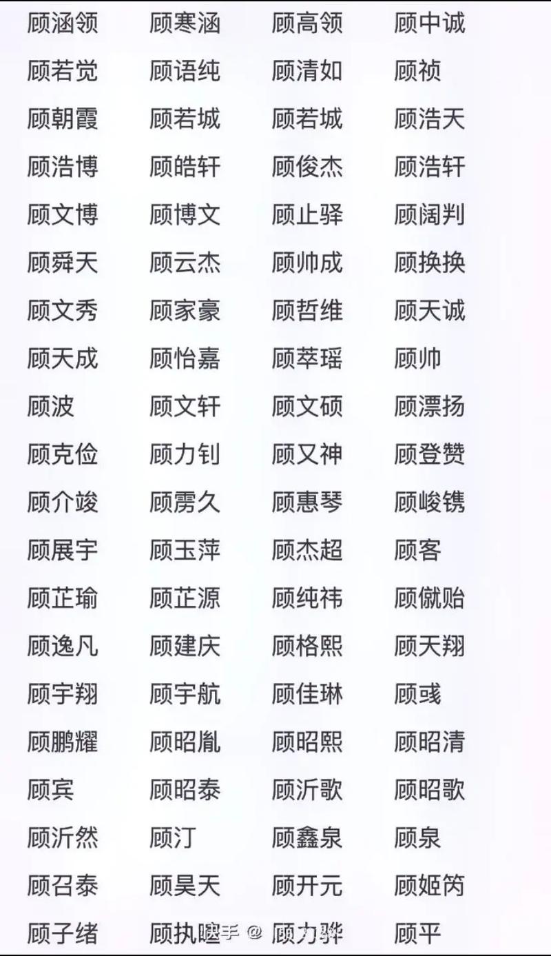 顾姓才智出众的少年，有没有一个名字能体现他的非凡智慧呢？