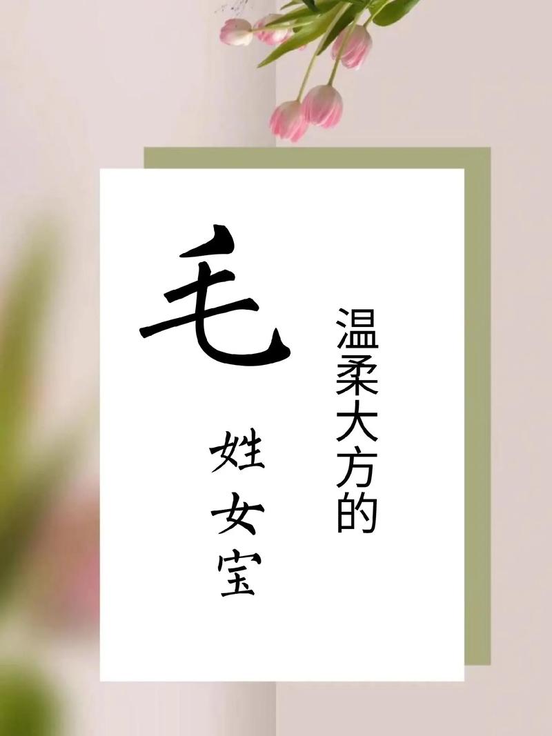 毛姓有涵养的女宝宝叫什么名字呢？有没有什么寓意美好的名字推荐？
