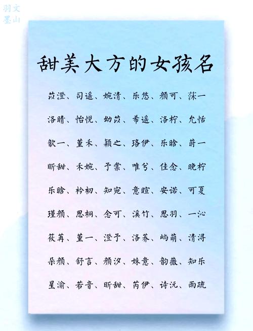 女孩用可字取名，寓意美好，有没有什么好听的寓意深长的名字推荐？