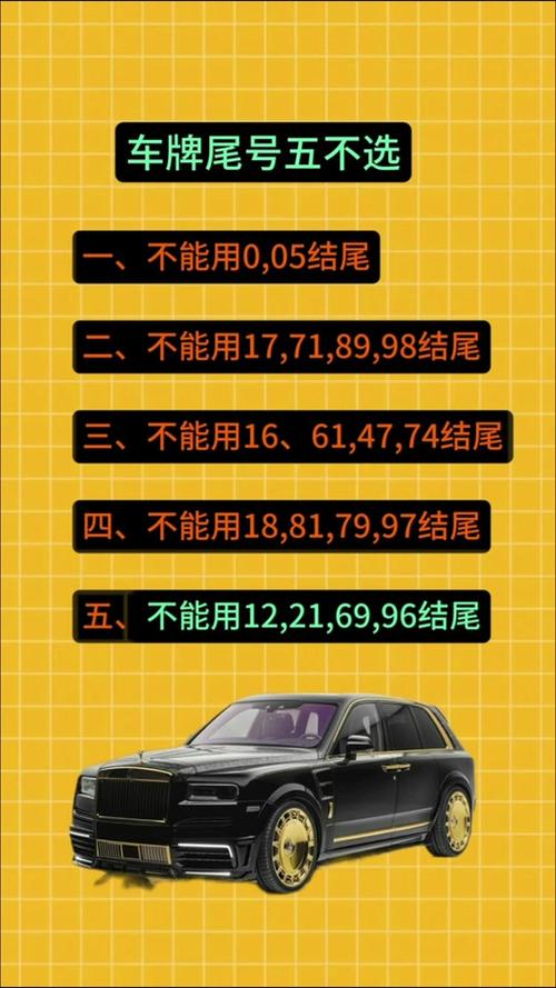 属鸡的人选车牌时车牌尾号避开哪些数字组合梗吉利？