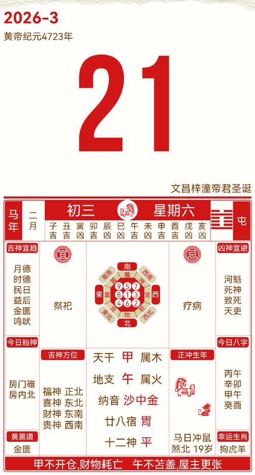 2026年3月21日农历二月初三的动土吉日是否为最佳动土选择日期？