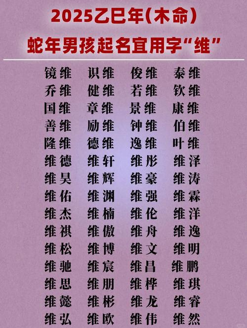 维字五行属什么，男孩取名寓意有哪些？