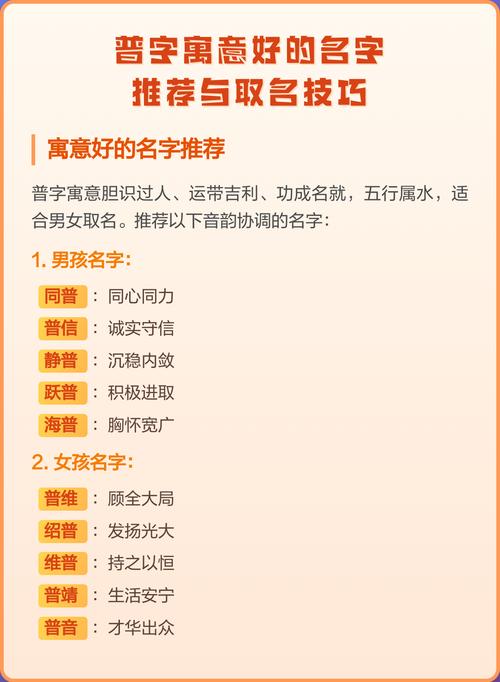 普字五行属什么，男孩取名寓意好？