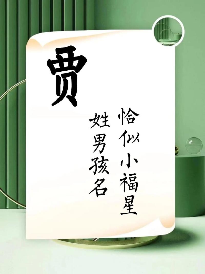 贾姓男孩名字中蕴含诗意，能否推荐一个充满诗意的名字呢？