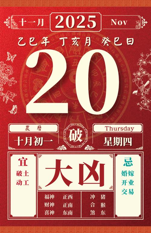 2025年11月20日这个日子适合破土动工吗？