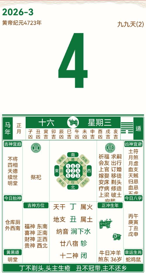 2026年3月4日农历正月十六，这个入土黄道吉日是否为最佳安葬日期？