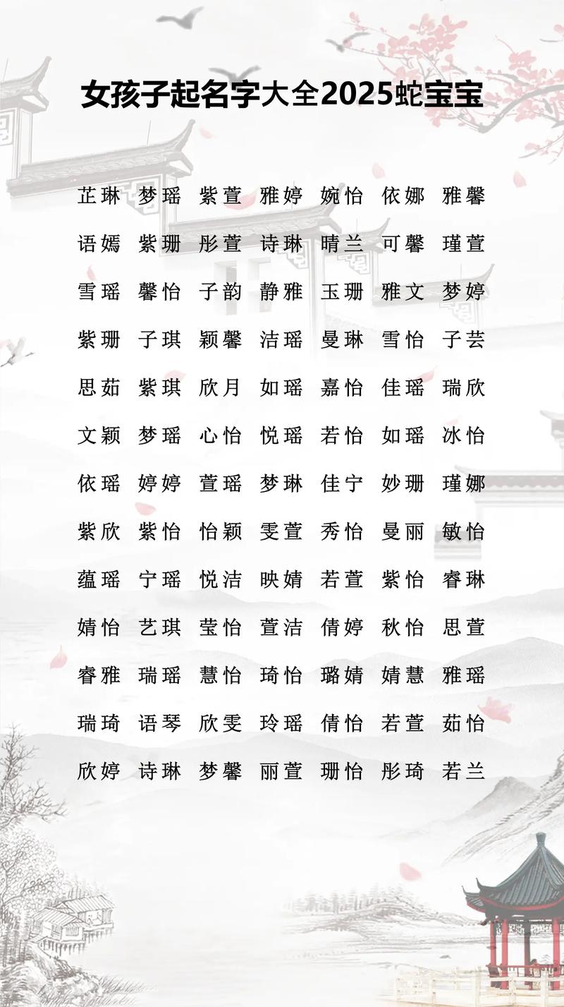 有没有什么洋气的单姓女孩名字推荐？