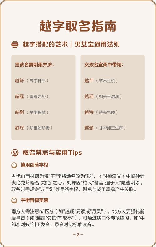 越字五行属什么取名寓意男孩有哪些？