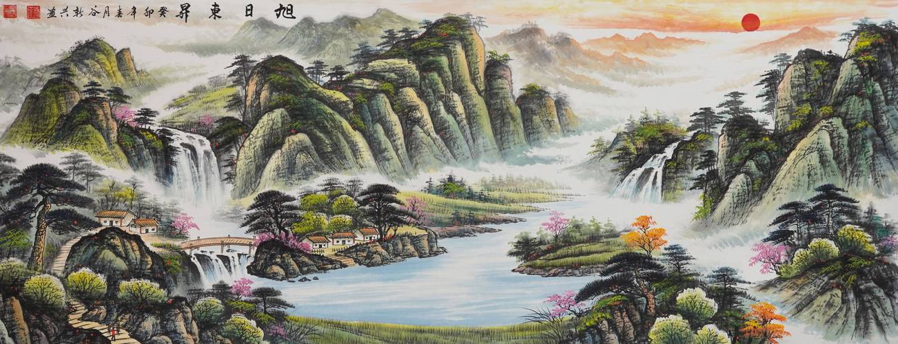 风水画忌讳挂带水的画作吗？哪种风水画不宜搭配水景画？
