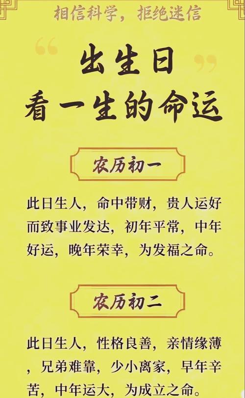 农历15年什么命，命里有大财的农历生日是哪天？