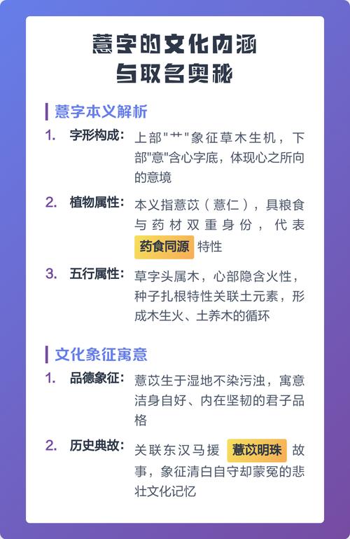 薏字五行属什么？女孩取名用薏字寓意美好，有哪些名字推荐？
