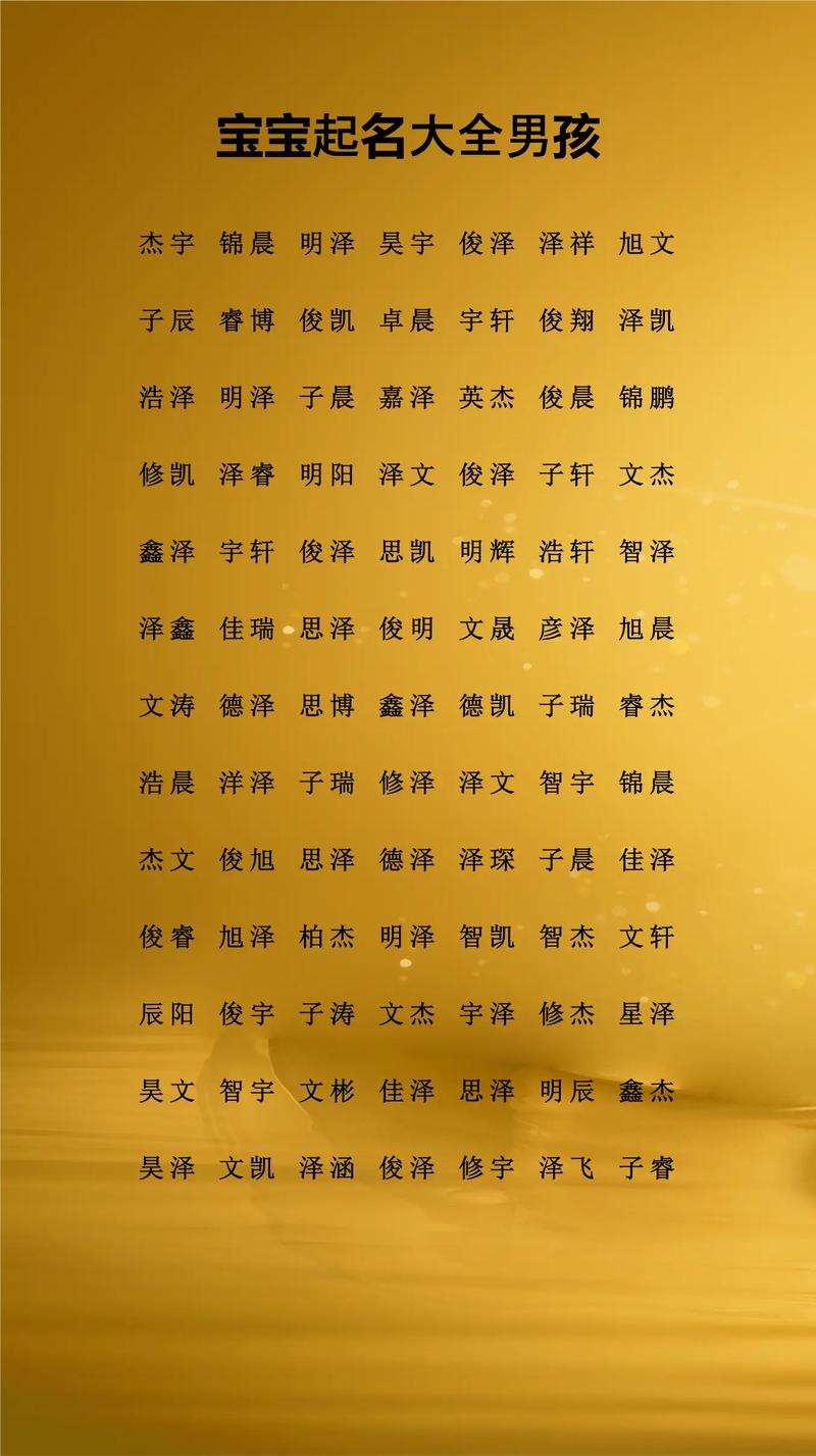 这位气质男宝宝姓什么名字呢？
