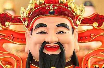 梦见财神爷像
